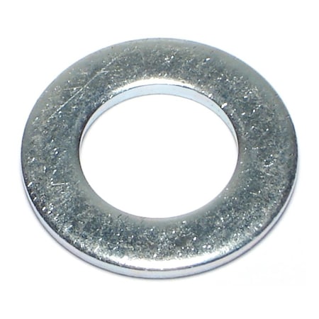 Midwest Fastener Flat Washer, For Screw Size M18 , Steel Zinc Plated Finish, 15 PK 51642